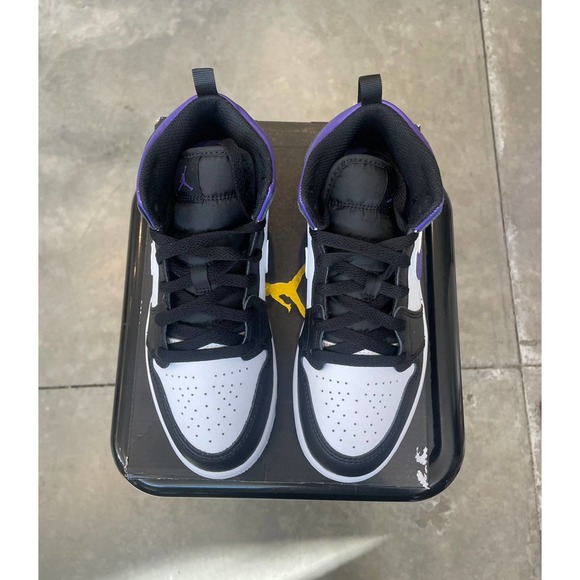 Jordan 1 Mid Dark Iris SZ 2.5 - Picture 2 of 9